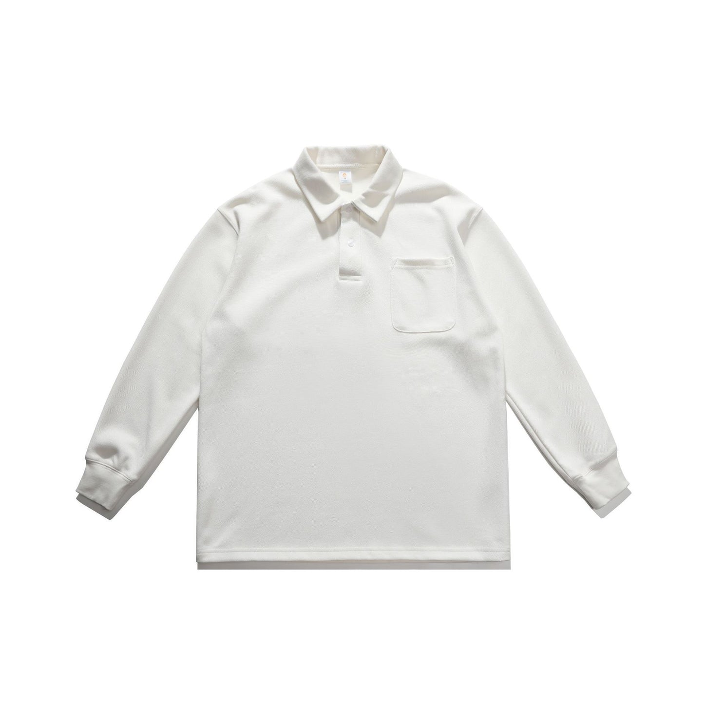 New Autumn Drop Shoulder Polo Shirt