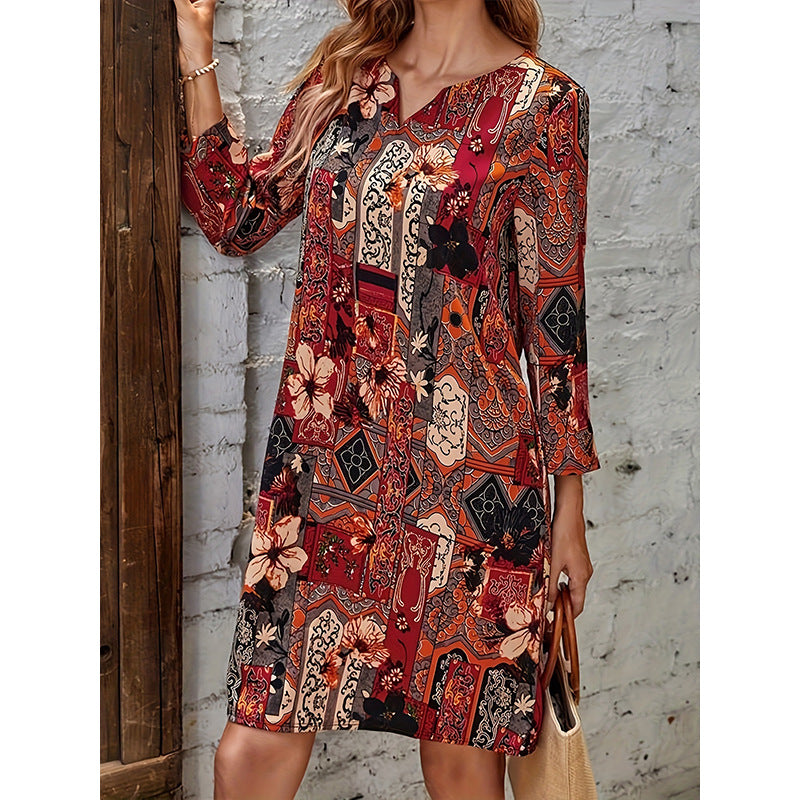 High-end Ice Silk Mother Dress For The Elderly Dress