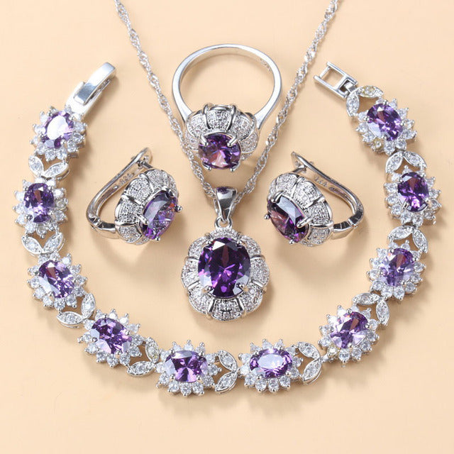 Earrings Necklace And Ring