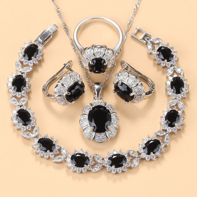 Earrings Necklace And Ring