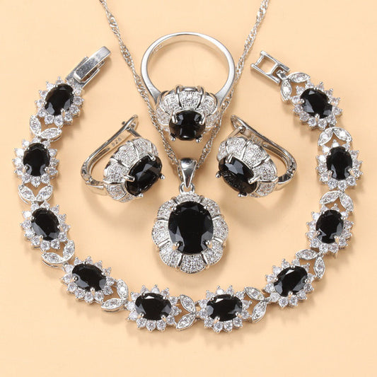 Earrings Necklace And Ring