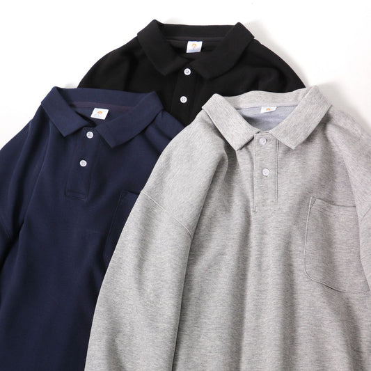 New Autumn Drop Shoulder Polo Shirt