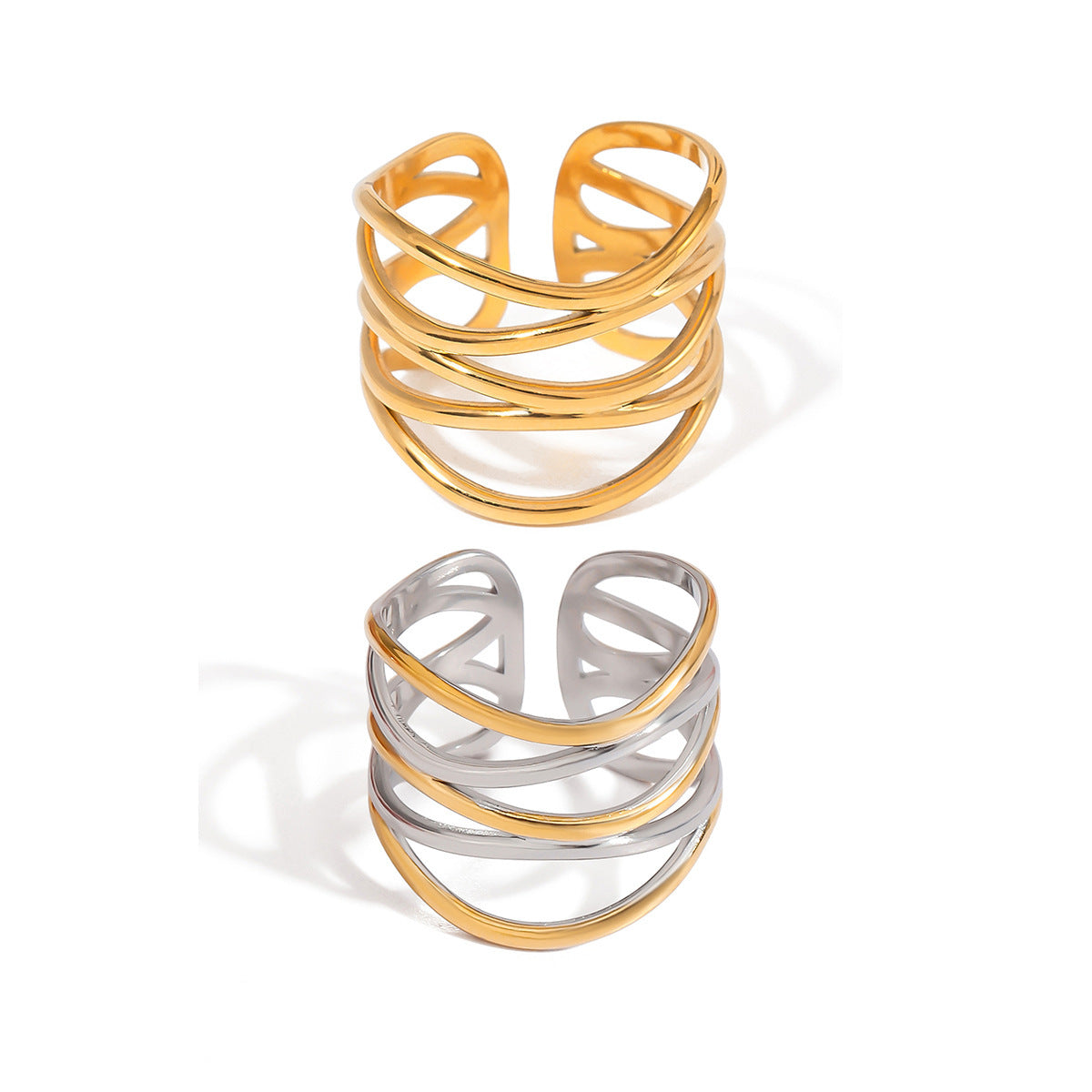 Stainless Steel Ring Titanium Steel No Fading