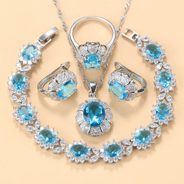 Earrings Necklace And Ring