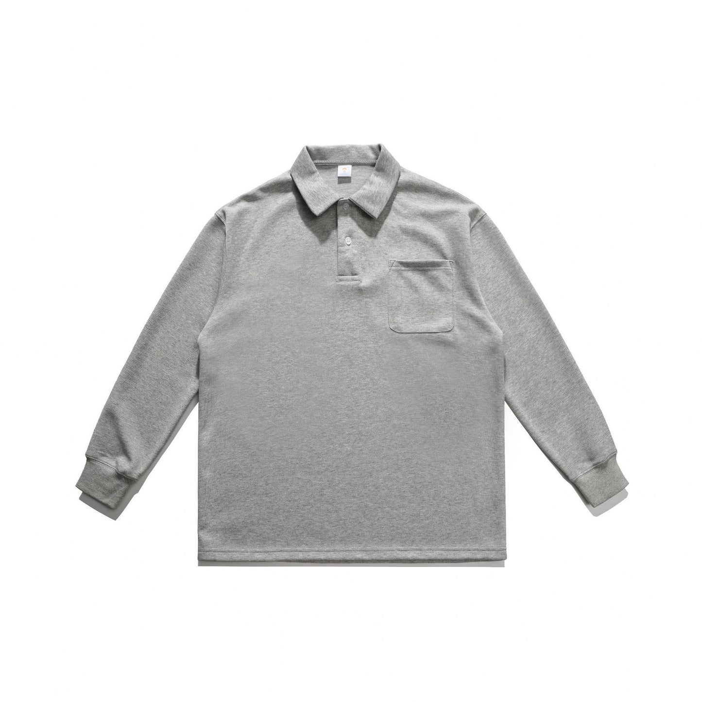 New Autumn Drop Shoulder Polo Shirt